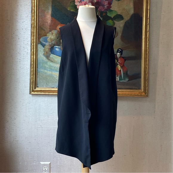 Eileen Fisher Black Vest - Picture 2 of 5